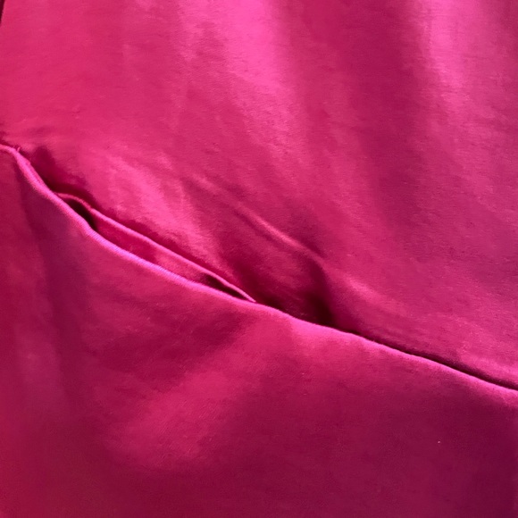 Drew pink satin blazer in a beautiful pink hue - Picture 3 of 6
